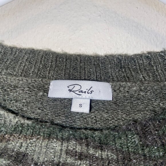 Rails Perci Wool Sweater in Jungle Camo Size Small - Picture 5 of 9